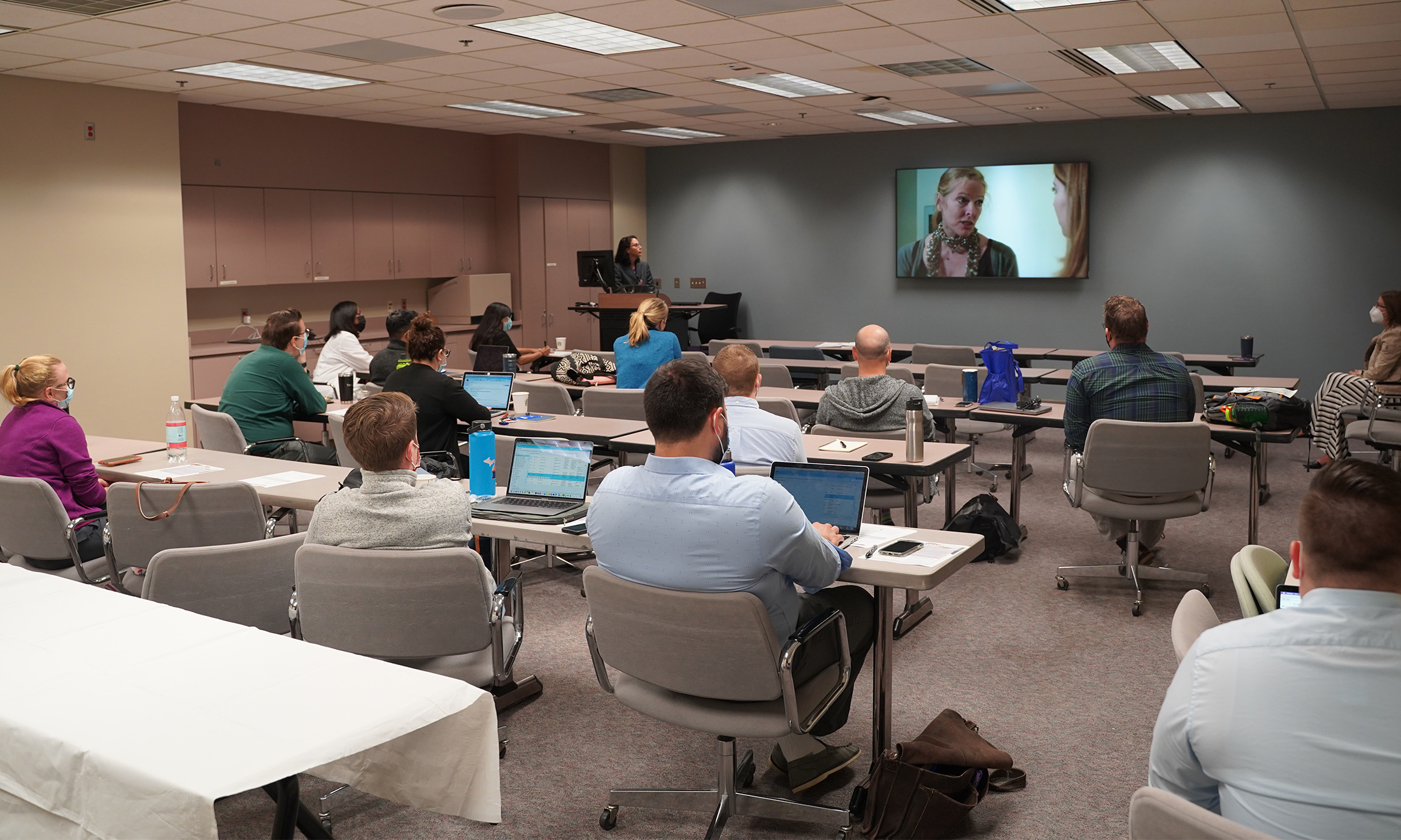 An image of implicit bias training at Beaumont