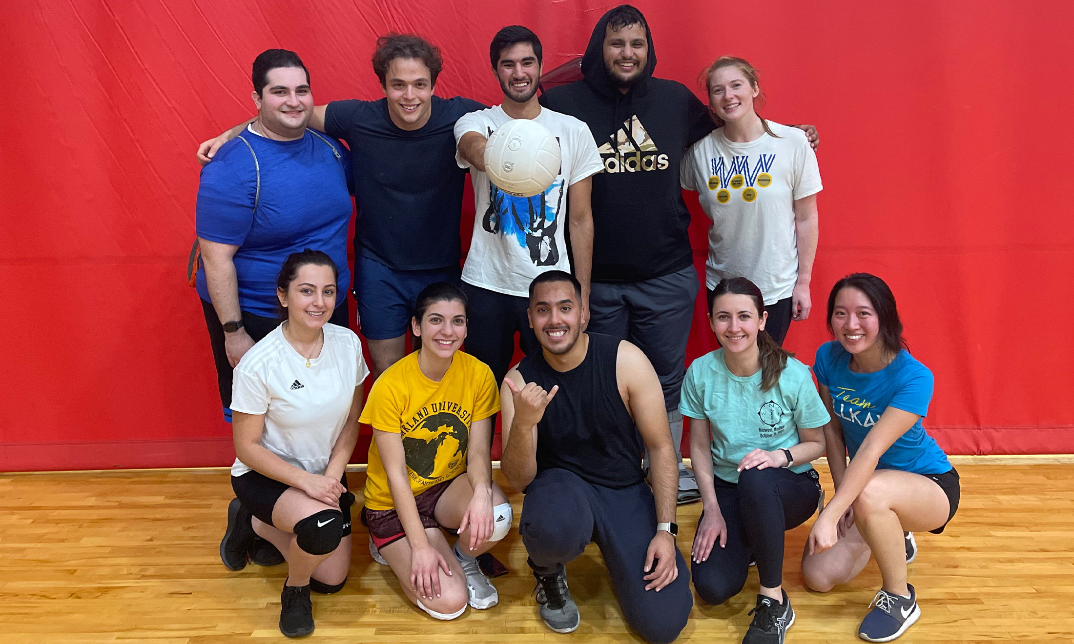 An image of one of OUWB's intramural sports teams
