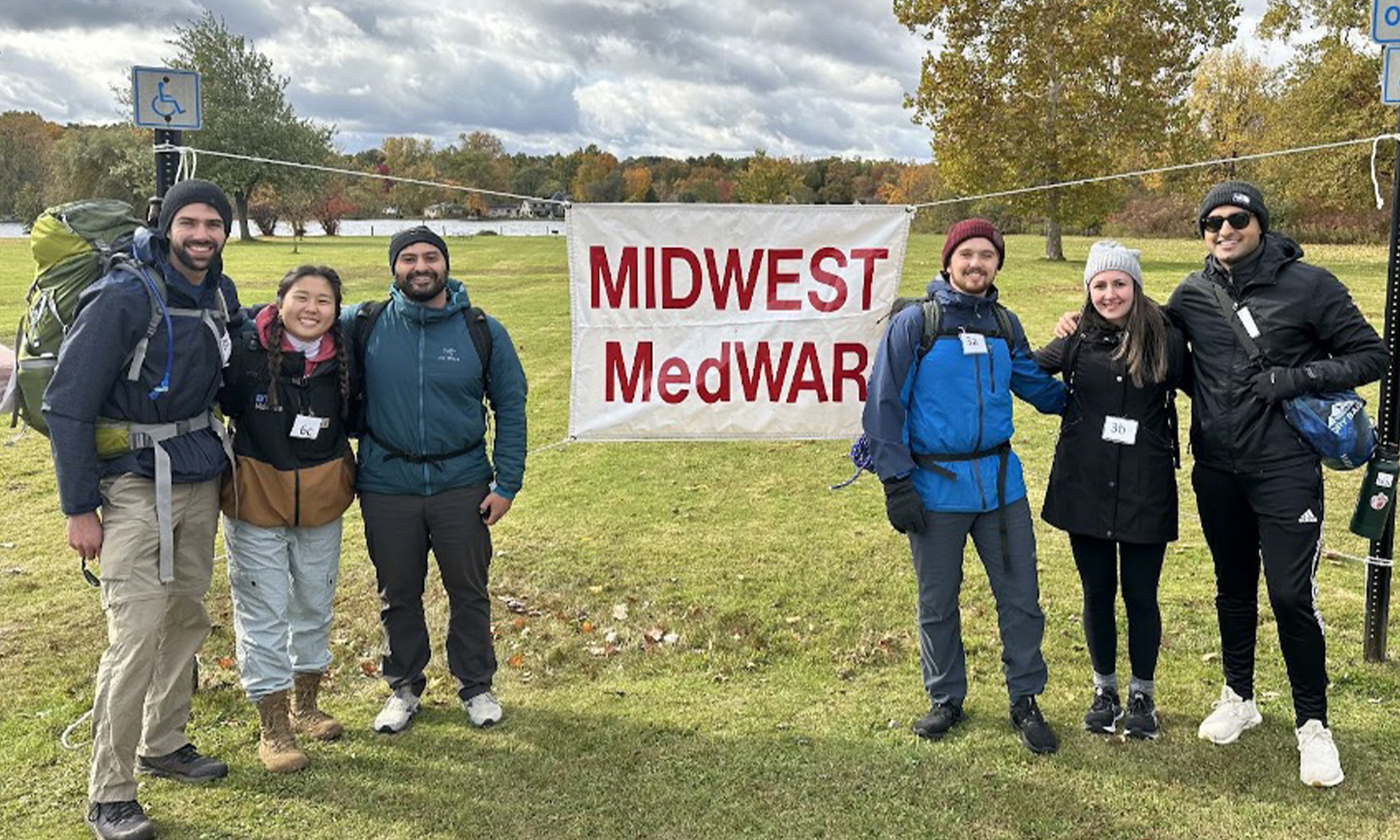 An image of Midwest MedWAR participants