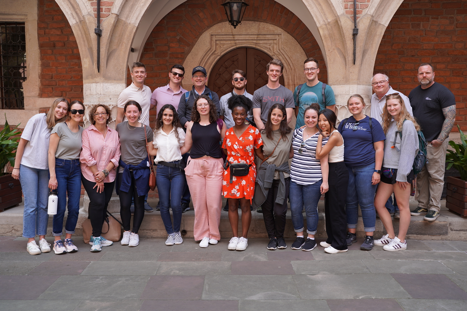 A group of OUWB students and officials