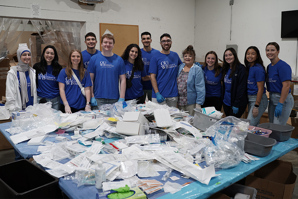 An image of OUWB students at World Medical Relief