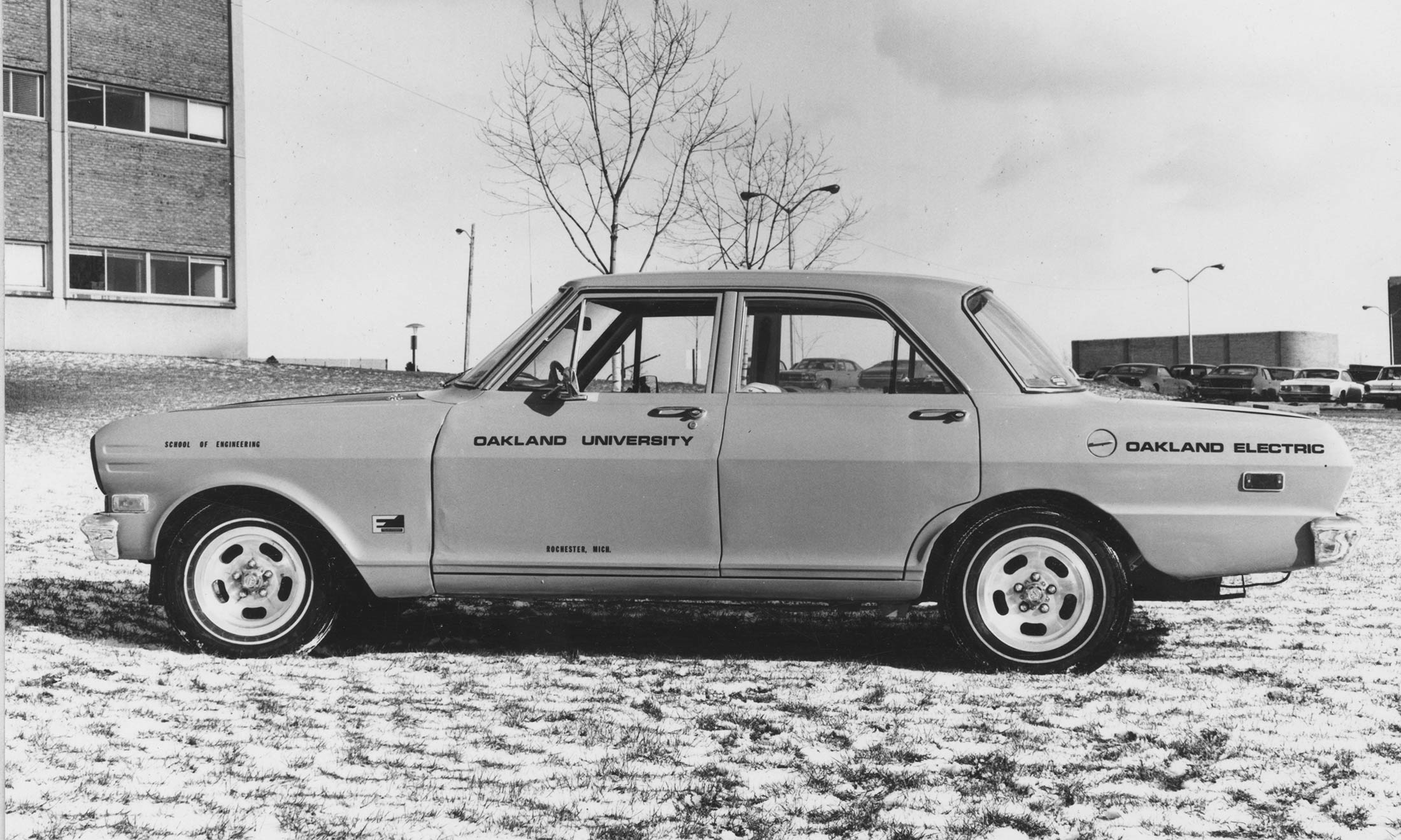 Early electric car prototype at Oakland University 