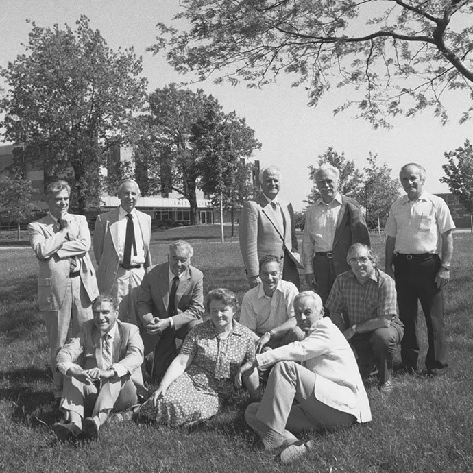 Historic photo of faculty
