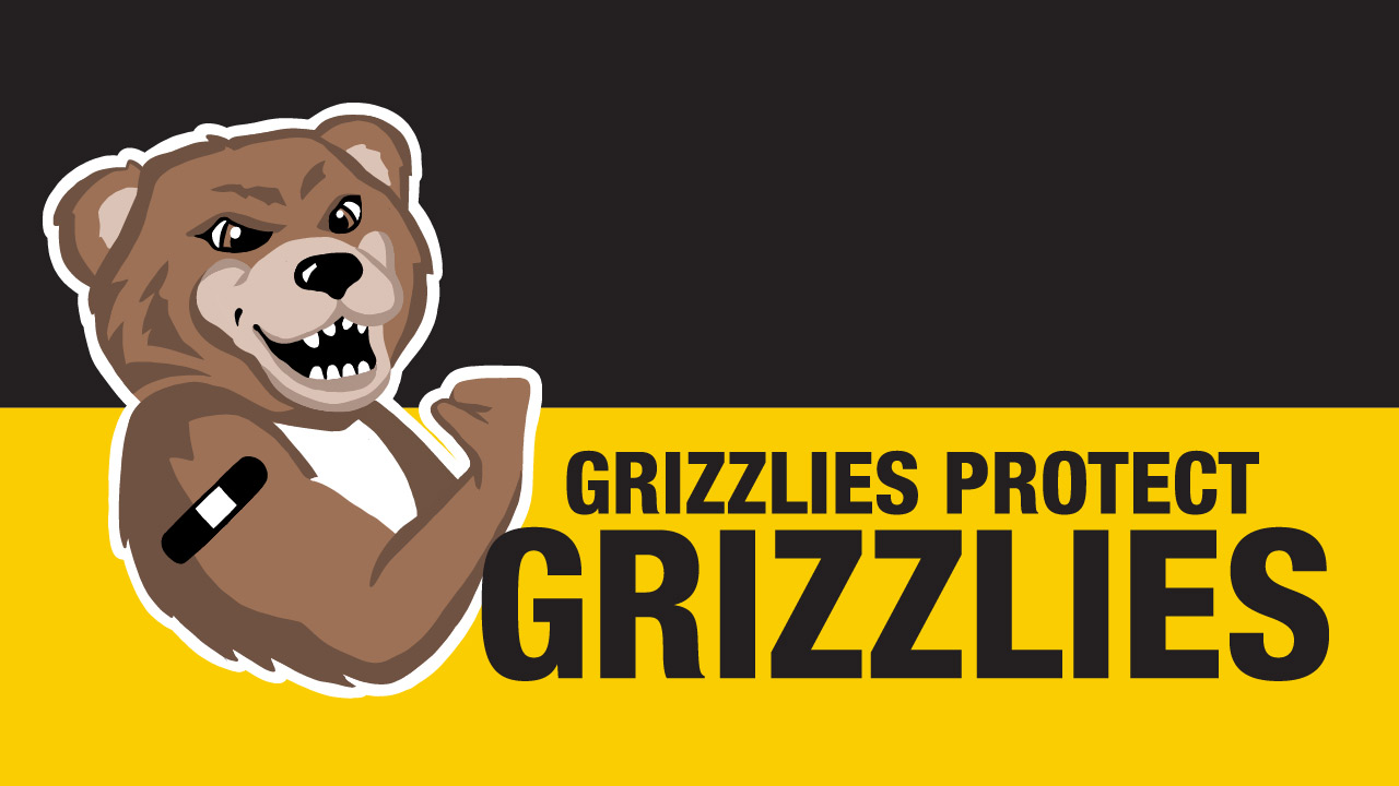 Grizzlies Protect Grizzlies Vaccination Graphic