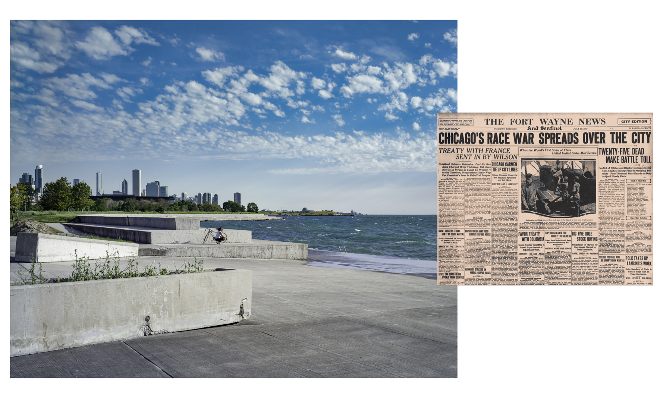Chicago, Illinois, July 27–August 3, 1919 / “Fort Wayne (IN) News and Sentinel,” July 29, 1919, 2016, from Red Summer