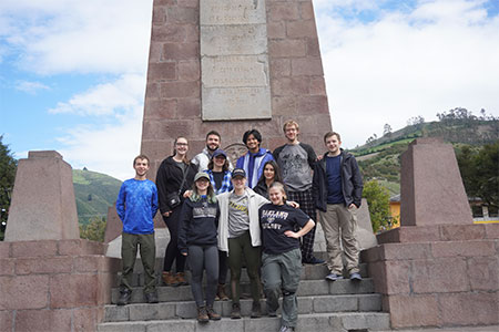 Students in Ecuador