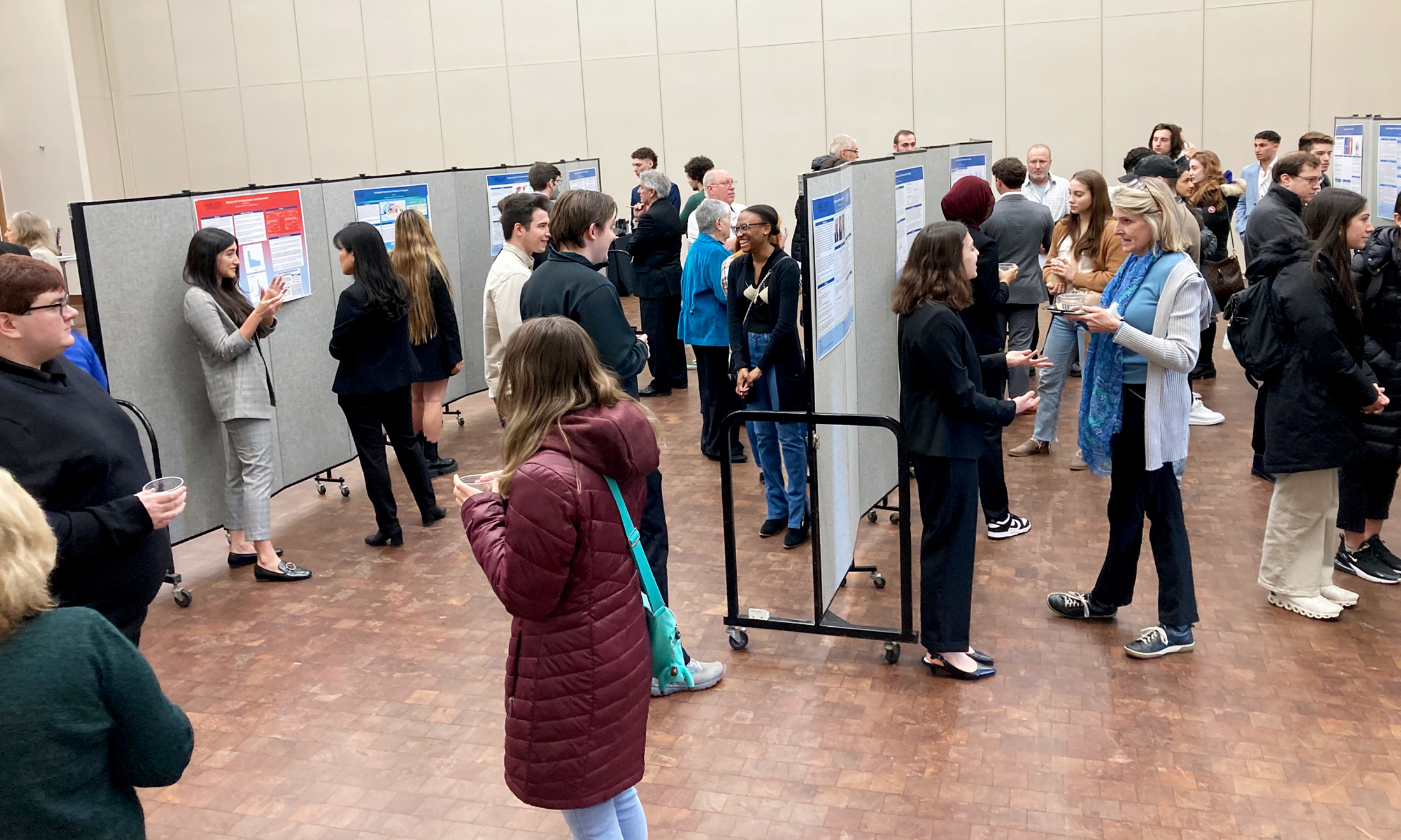 Research symposium featuring Nu Omega students
