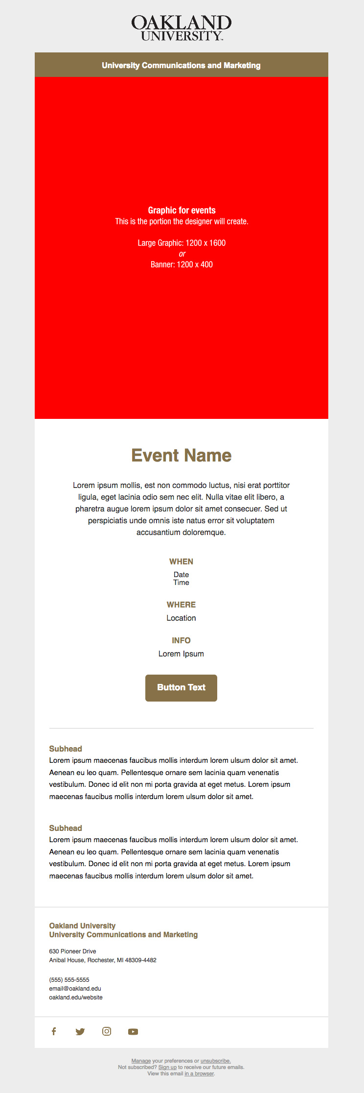 Event Template