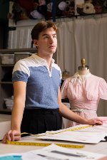 MTD student, Matthew, in a theatre costume shop.