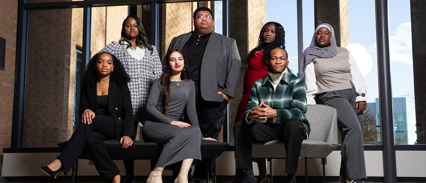 A group photo of the seven KOD scholarship winners.