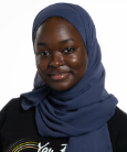 Kadiatou Sangare smiling at the camera