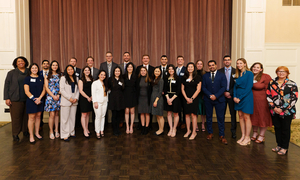 Attendees and inductees at the 2024 OUWB AOA event