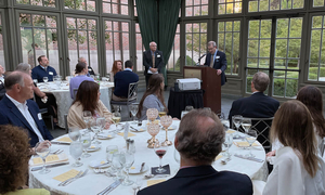 Speaker at reflection dinner