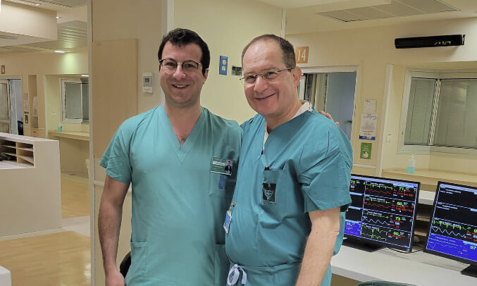 Ben Goldstein, and Guy Rosenthal, chief neurosurgeon at Hadassah Hebrew University and University of California