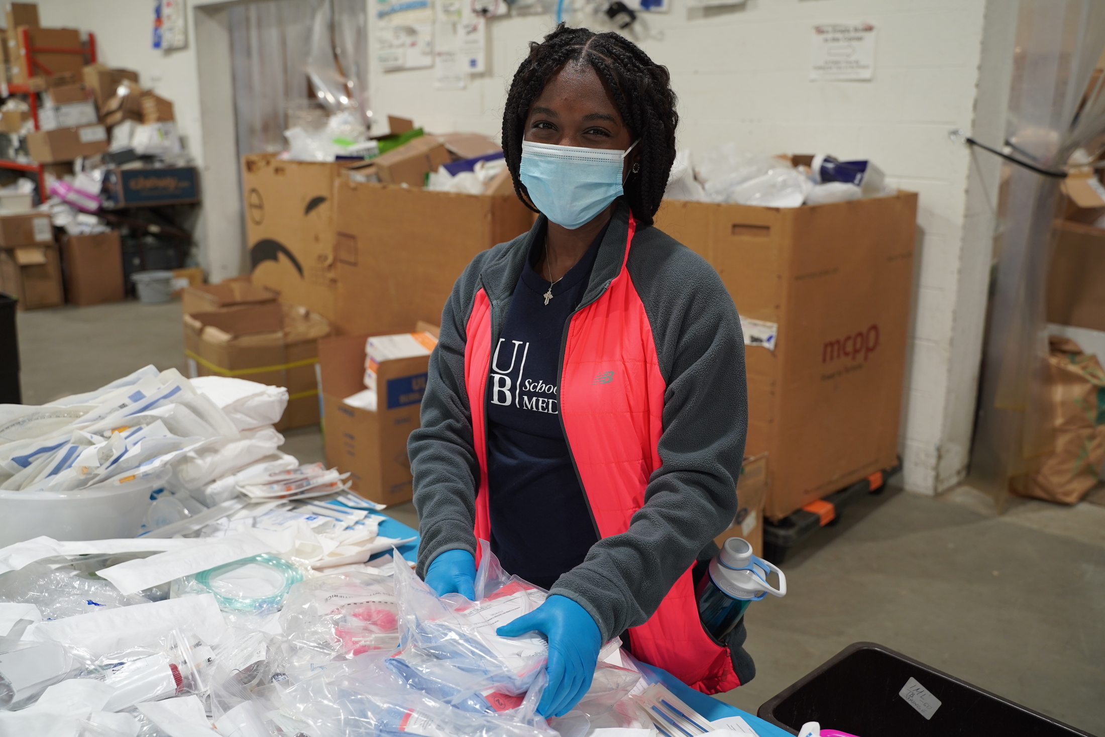 Darshana Blaise volunteering at World Medical Relief