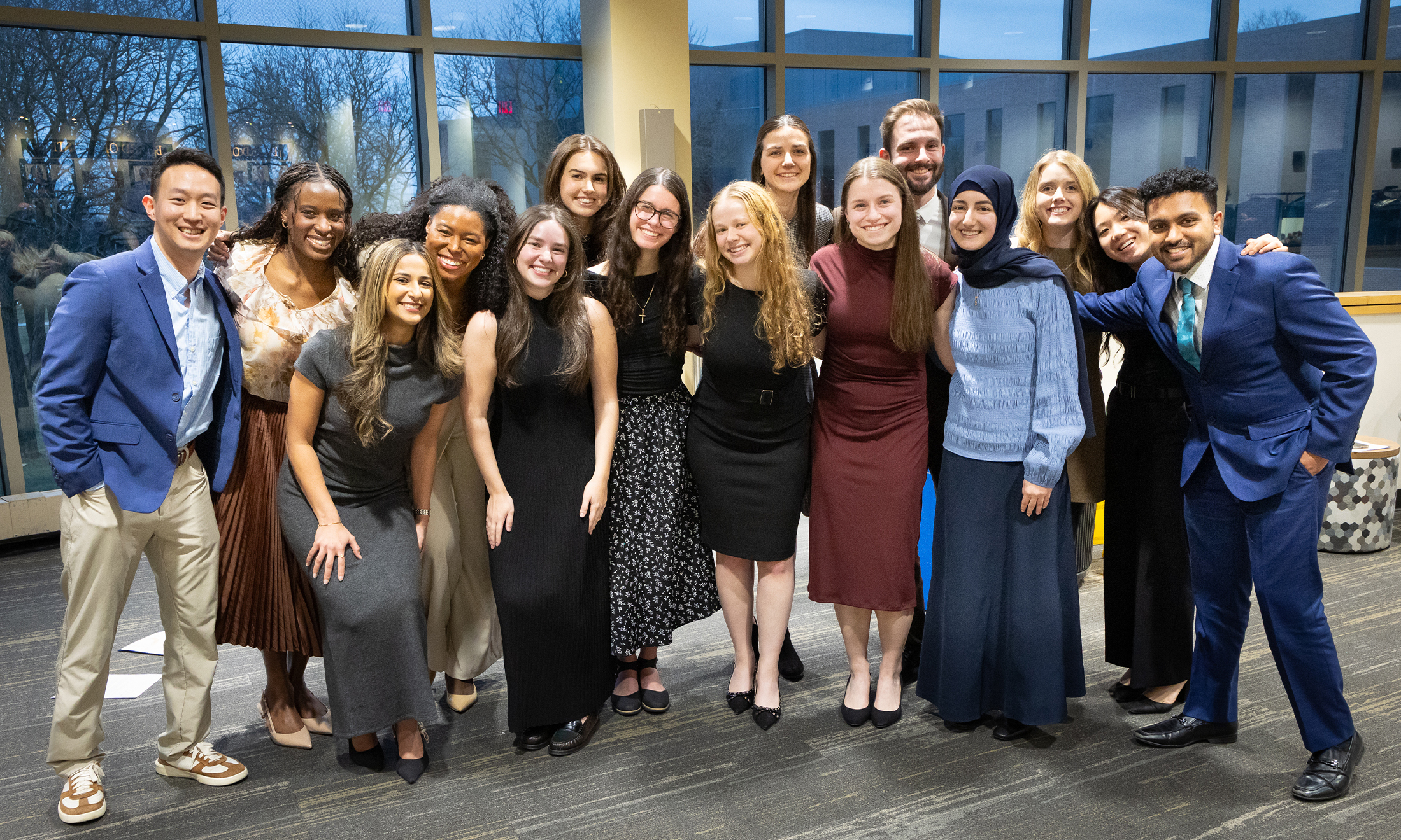 A group shot of the GHHS inductees