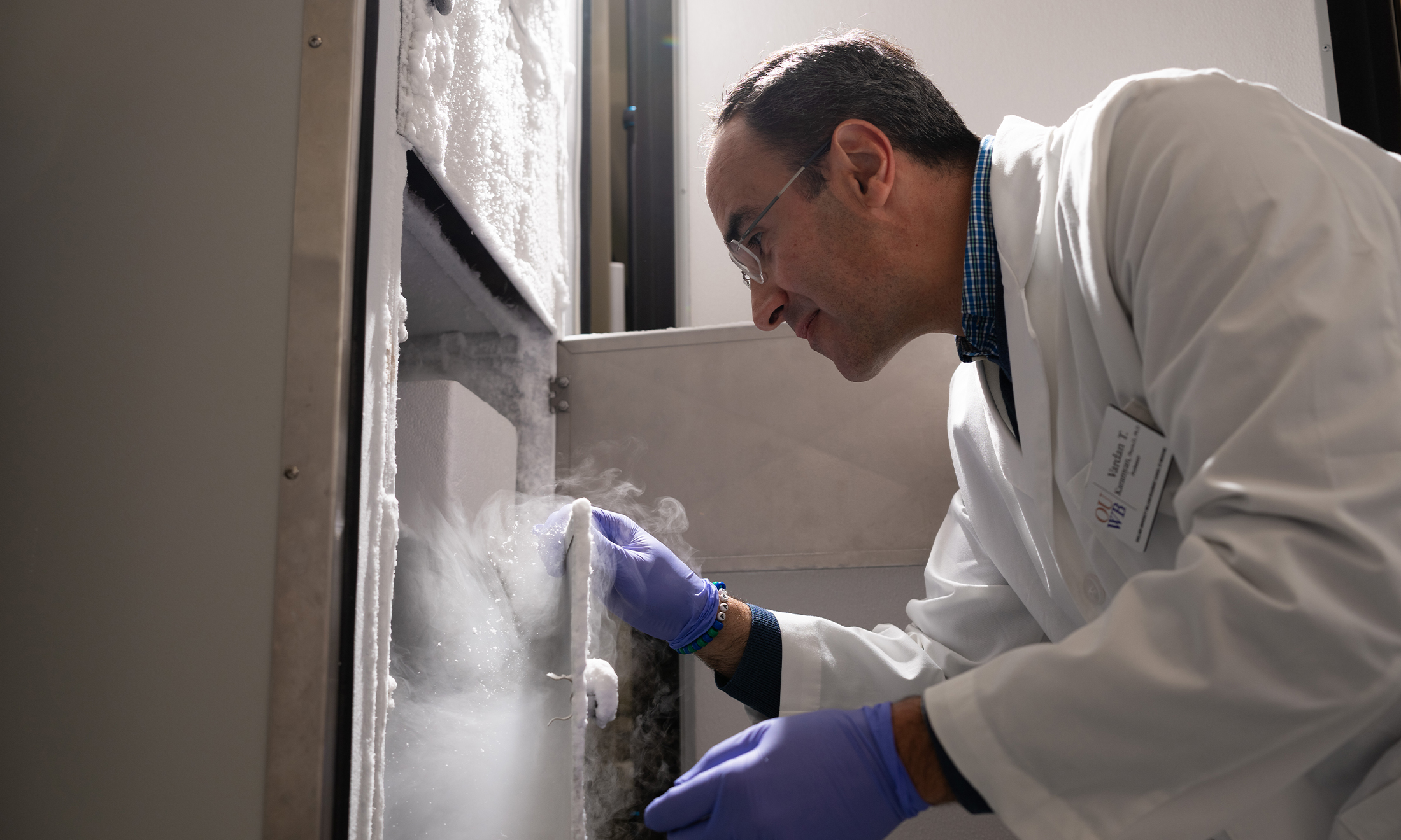 Dr. Karamyan in his lab
