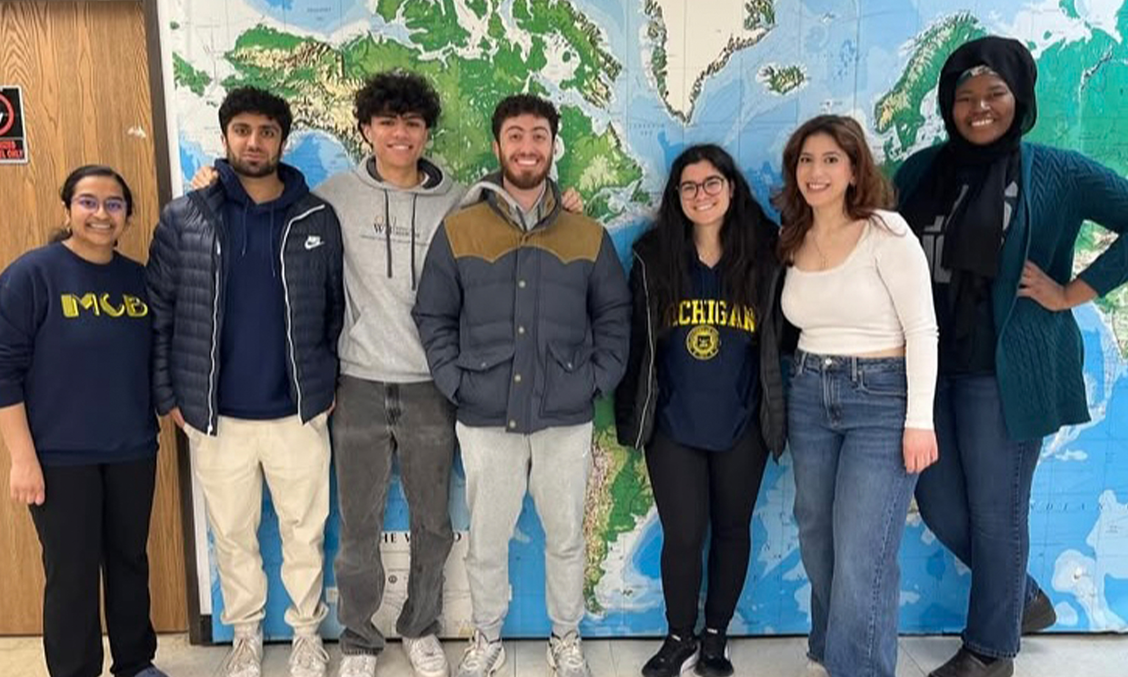 An image of students posing for a photo