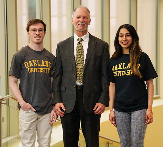 Kyle Spengler, Dean Ball and Aisha Zanib