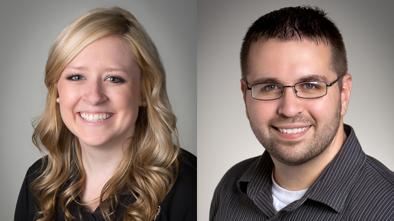 Denica Holzworth and Adam McChesney.