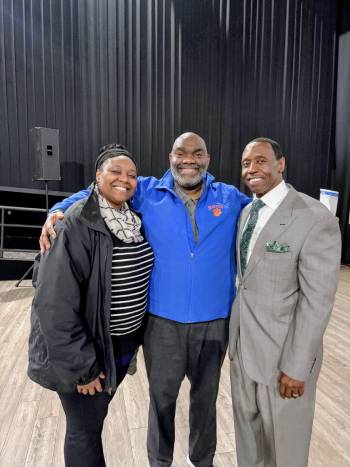 Alicia McCalla, Dr. Howard McCalla and Glenn McIntosh