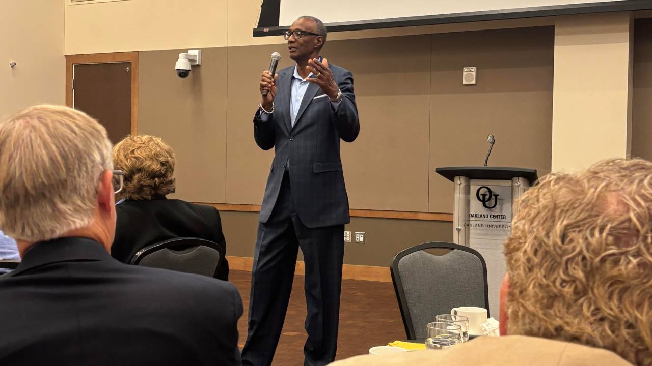 Greg Kelser at the Pawley Lean Institute's Partner Recognition Dinner