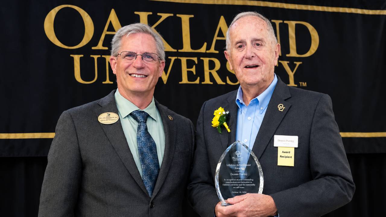 SEHS Dean Jon Margerum-Leys and Dennis Pawley