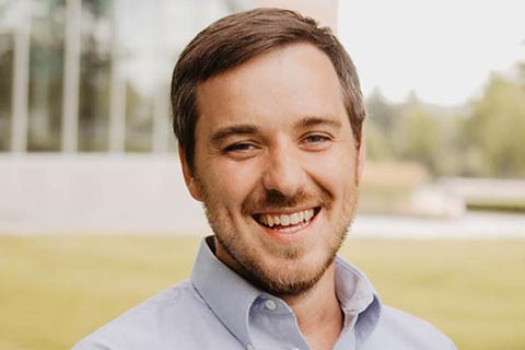 A headshot of Cam Underdown