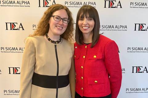 Dana Parke & Professor Terri Towner