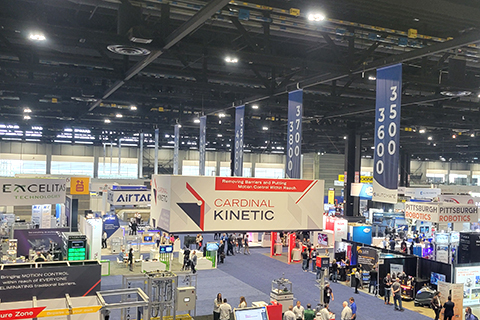 An aerial view of the Automate 2024 event