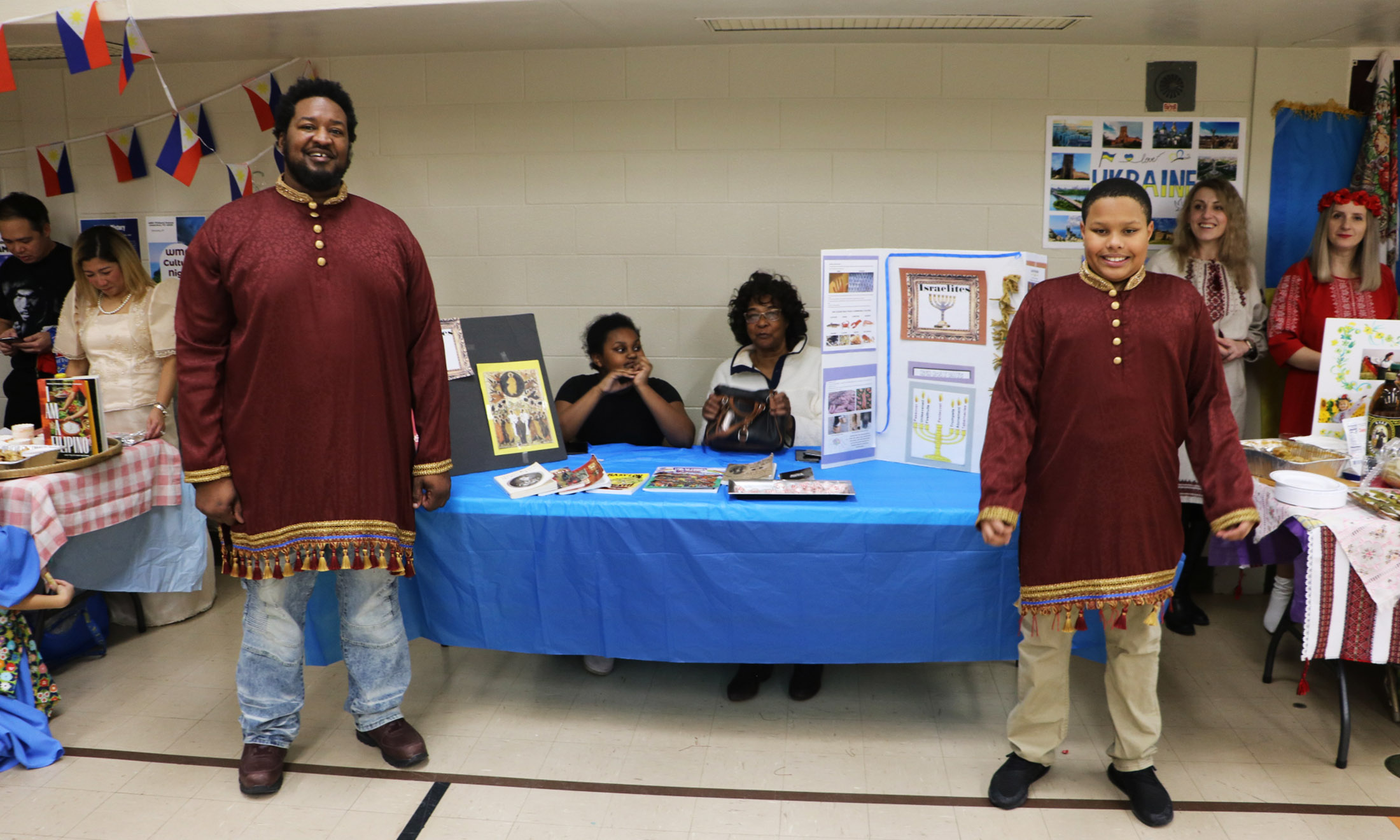 At the inaugural Multicultural Festival at the Waterford Montessori Academy