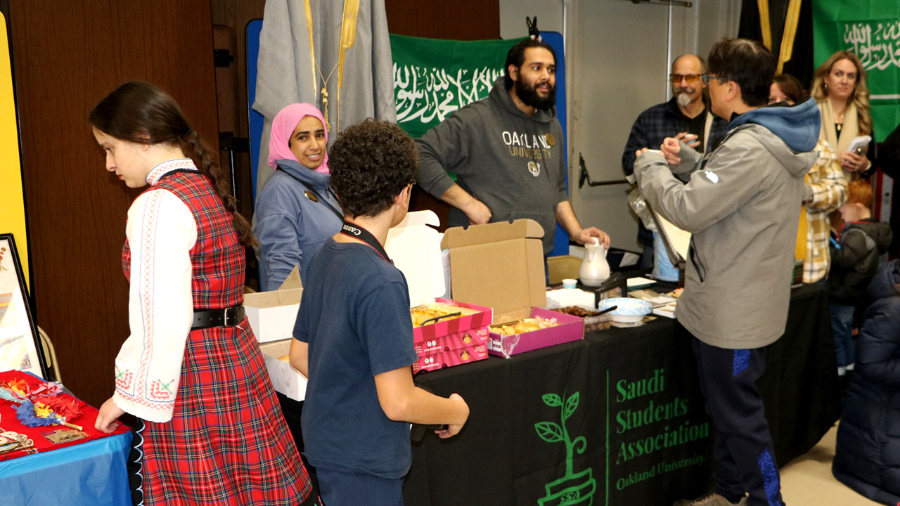 At the inaugural Multicultural Festival at the Waterford Montessori Academy