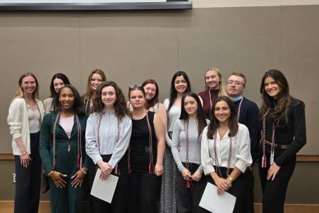 Pi Sigma Alpha graduating seniors