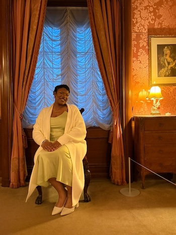 image of Michaiah Williams sitting