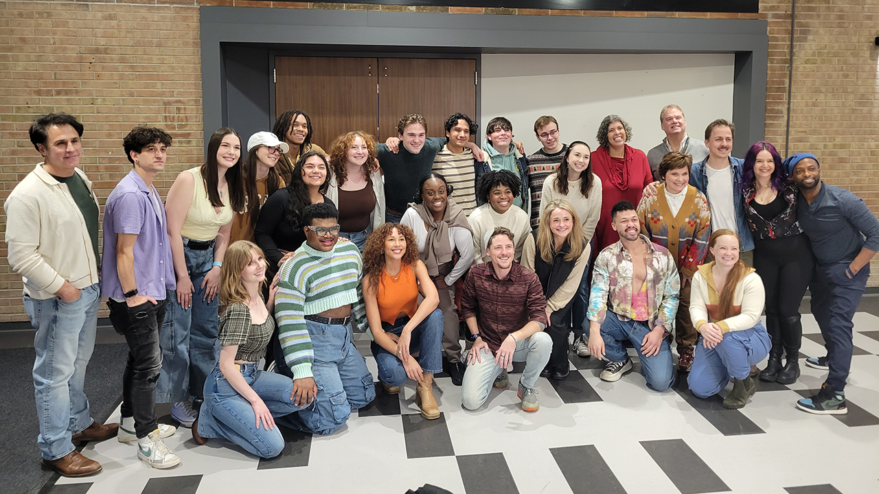 Cast of Footloose as presented by Meadow Brook theatre