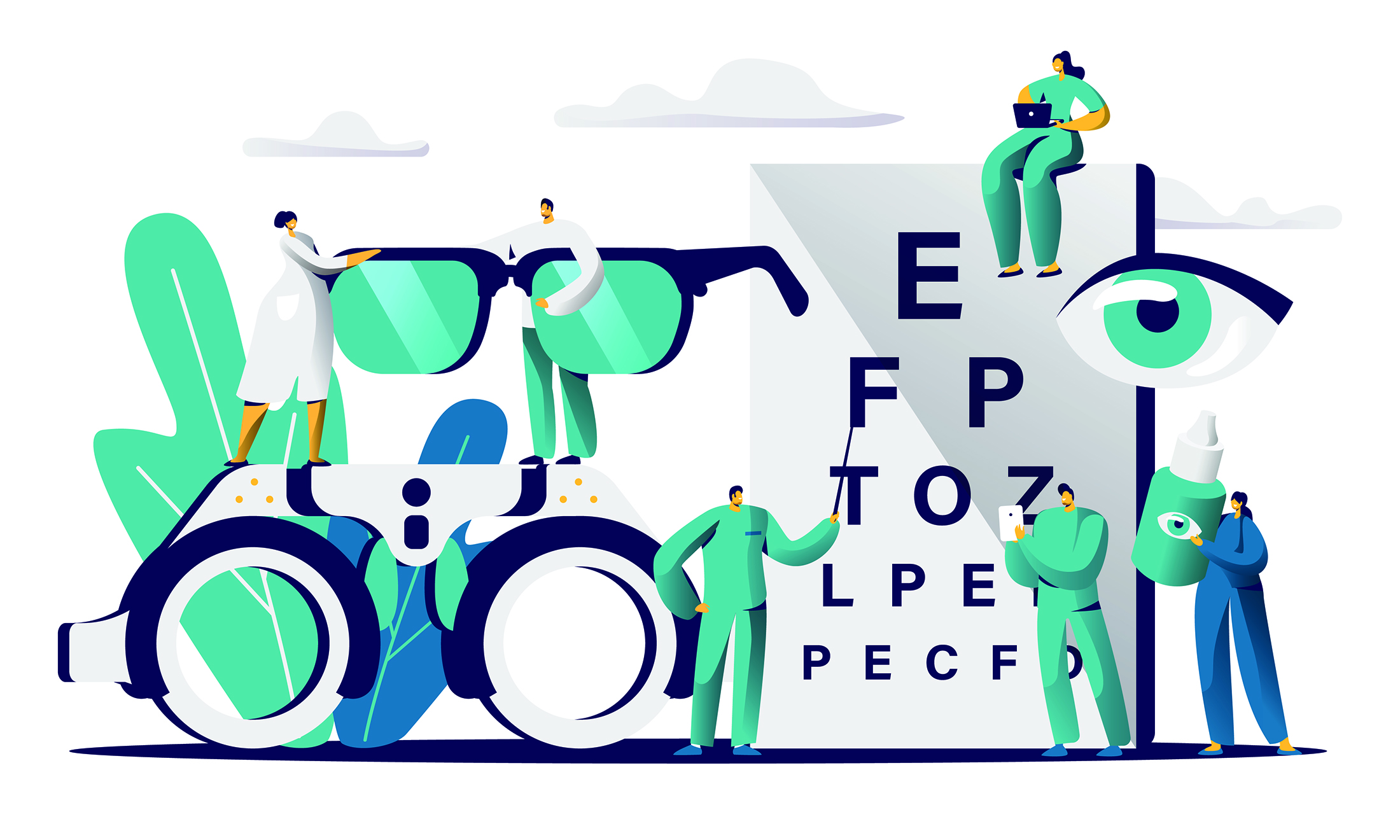 Illustration of Ophthalmology