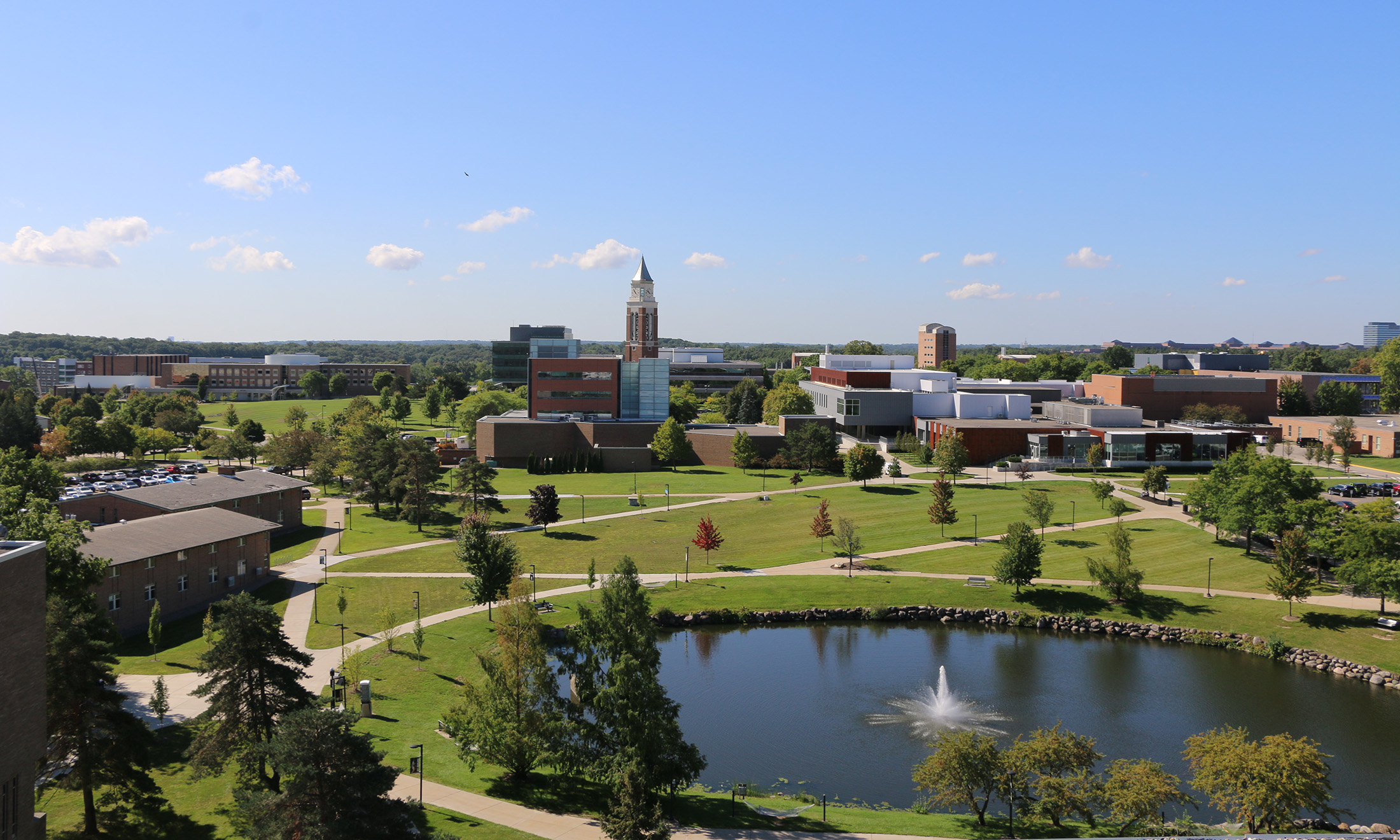Oakland University's campus