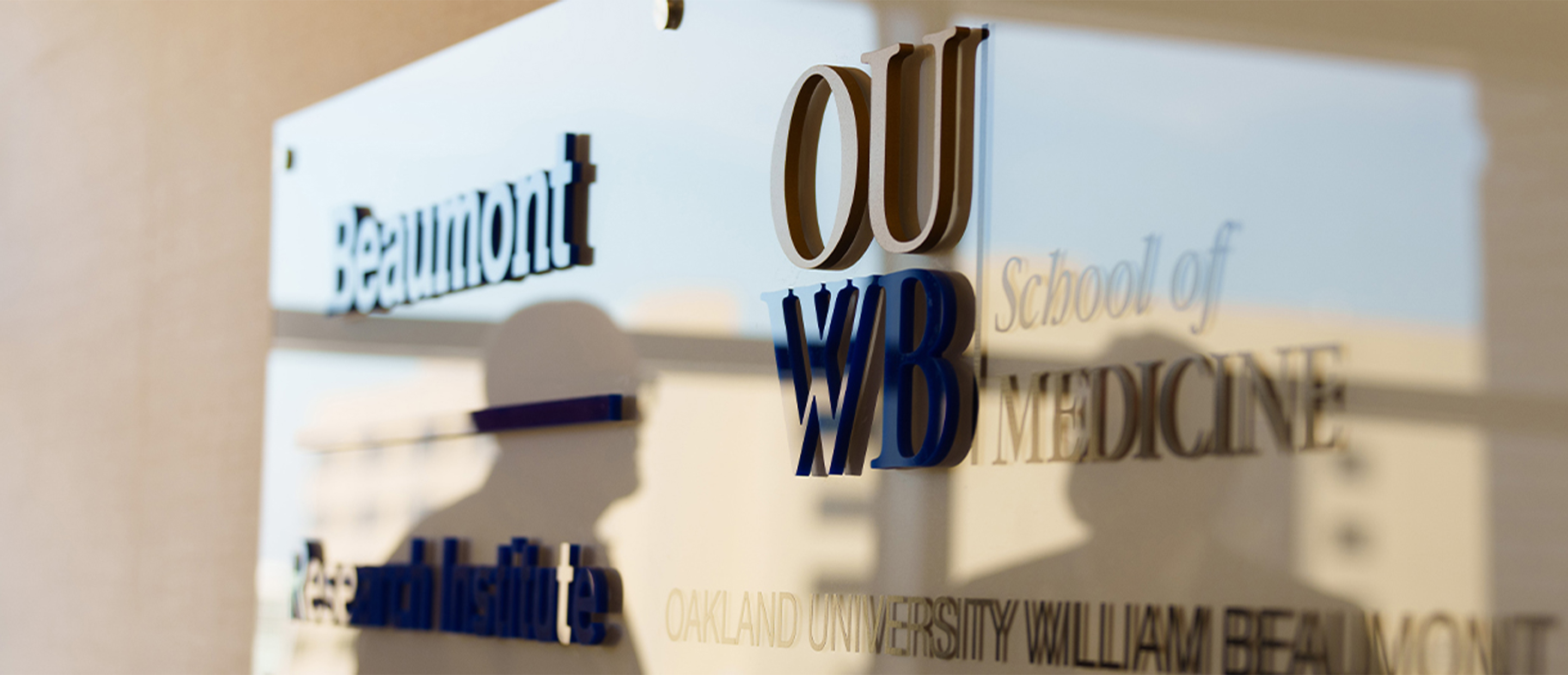 An image of a sign with reflections