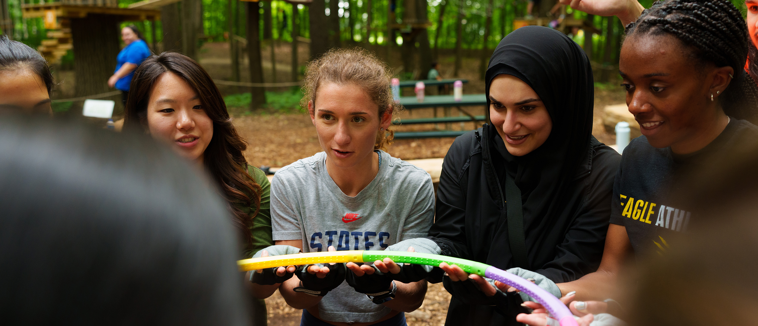 An image of OUWB students at orientation