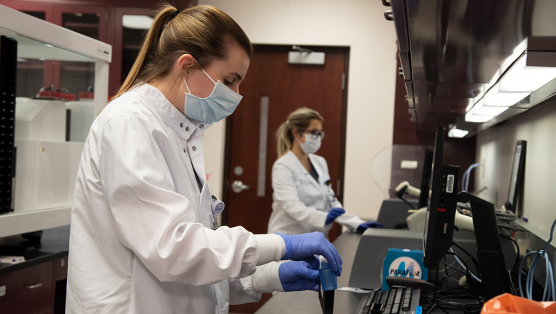 An image of researchers in a lab