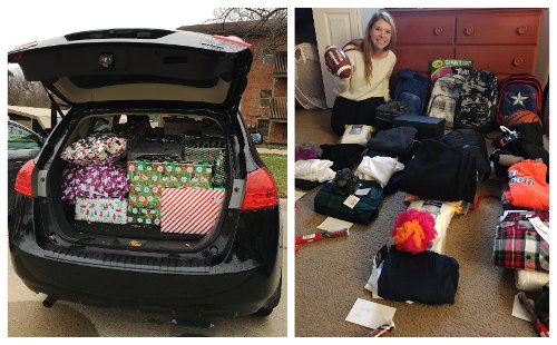 An image of the gifts donated