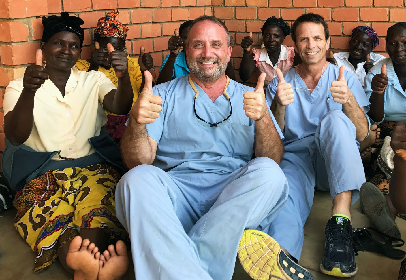 An image of Dr. Peters in Zambia