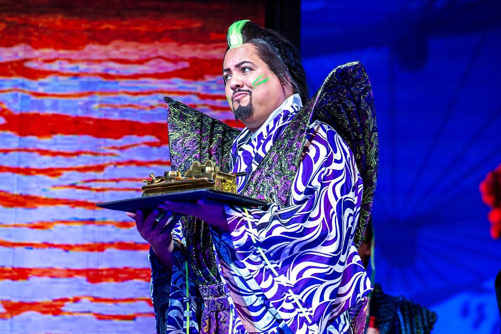 An image of Greg Ashe in costume