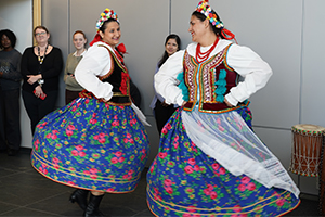 An image of people dancing at the event