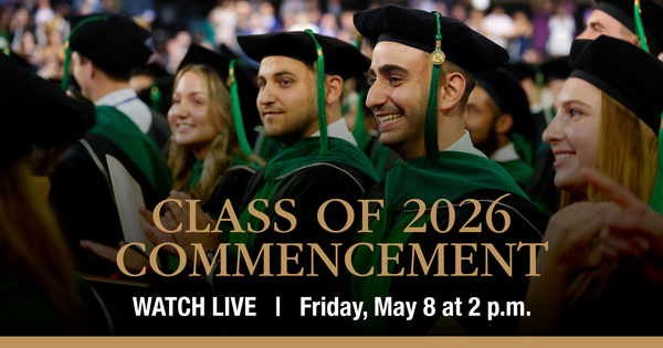 An advertisement for the 2026 OUWB Commencement