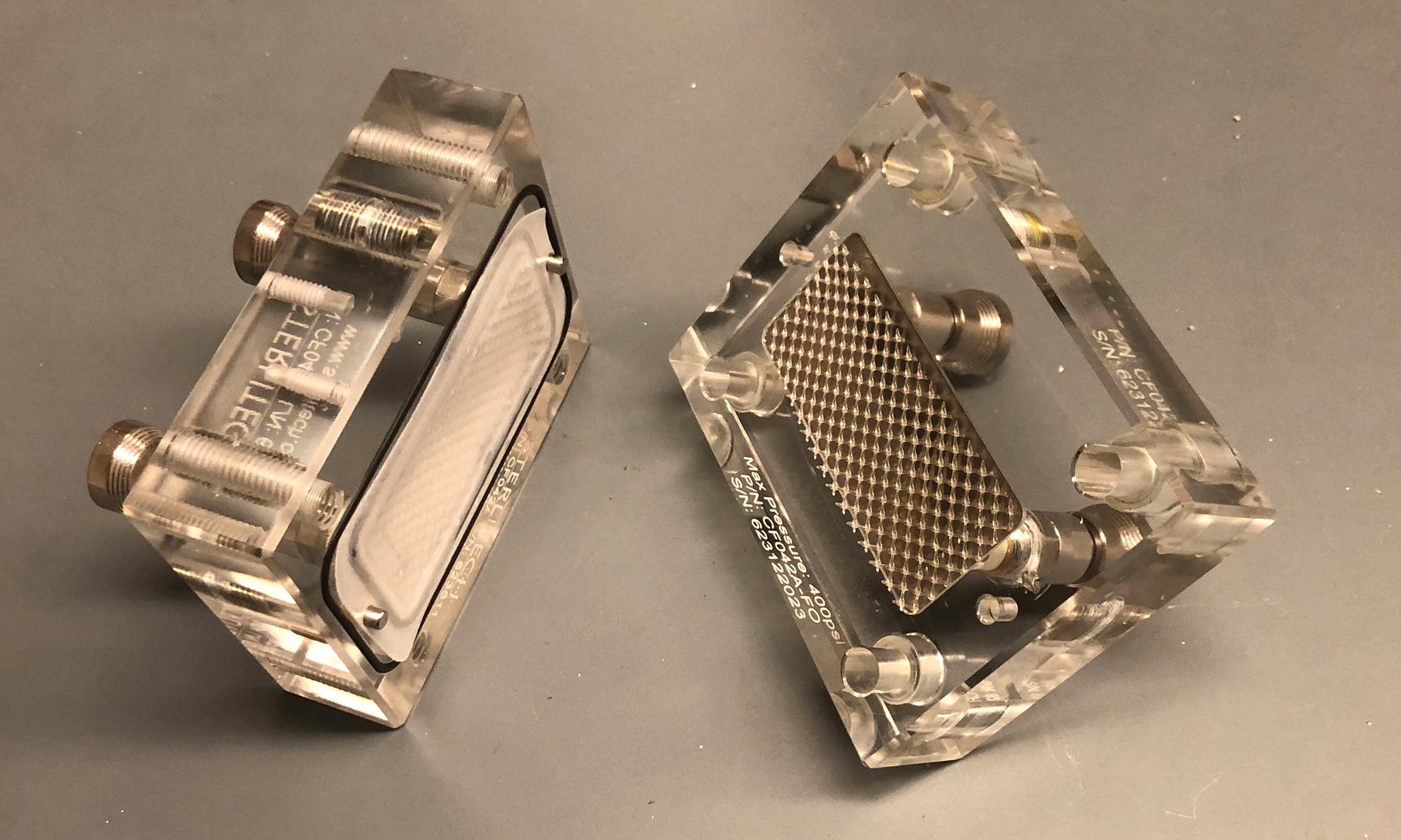 Low-cost commercial cellulose acetate membranes were used during the research.