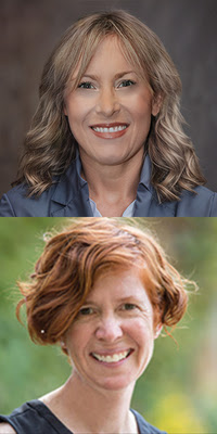 Professors Maria Beam and Lisa Hawley