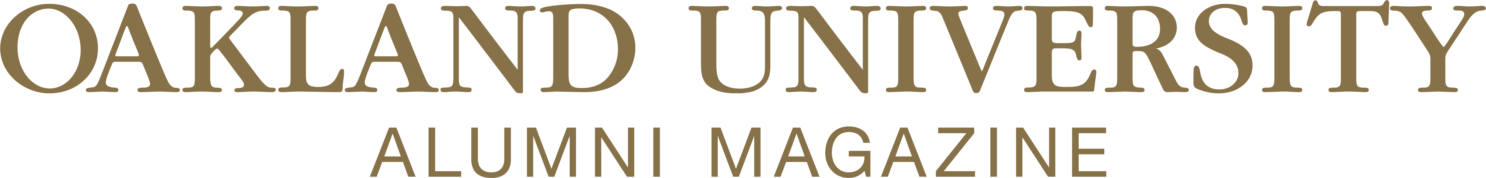 The homepage of the Oakland University Alumni Magazine